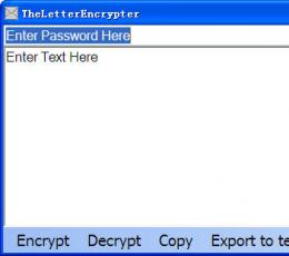 TheLetterEncrypter V2.0 英文绿色免费版 