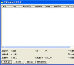 百斯特油耗计算工具 V1.6 简体中文绿色免费版