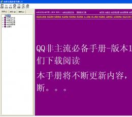 QQ非主流必备手册 V1.0 绿色免费版