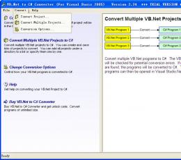 VB.Net to C.Sharp Converter(vb.net转换成C#代码) V3.06 特别安装版