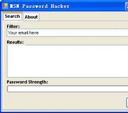 MSN Password Hacker V2.0 英文绿色免费版