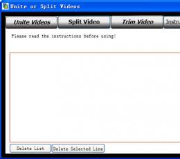 Unite or Split Videos V0.1 
