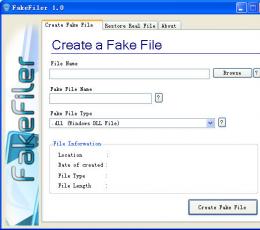 文件隐藏精灵(FakeFiler) V1.0.0.6 免费版