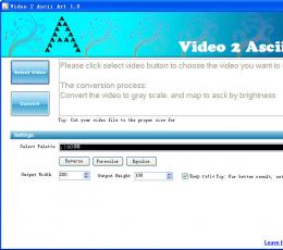Video 2 Ascii Art V1.0 免费版