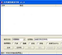 文件属性修改专家 V1.0 中文绿色免费版