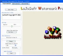 LuJoSoft Watermark Pro V1.0.0.9 免费版