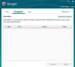 McAfee AVERT Stinger(检测病毒软件) V12.1.0.969 英文免费版