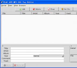 FLAC APE MP3 OGG Tag Editor V1.0.2 免费版