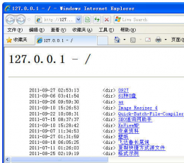 asp本地调试工具 V1.0 绿色版