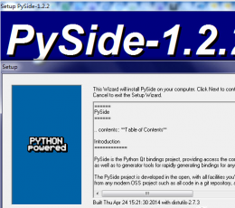 pyside(python pyside)For Windows V1.2.2 最新版