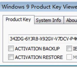 Windows 9 Product Key Viewer(win9密钥查看) V1.4.8z 绿色版