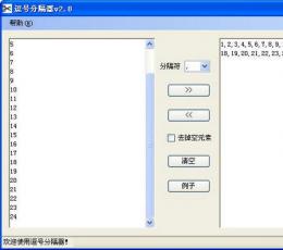 逗号分隔器 V2.0 绿色版