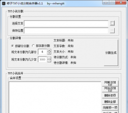 粽子txt小说分割合并器 V1.1 官