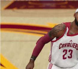 NBA2K15詹姆斯真实面补 绿色版