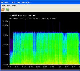 频谱分析器(Spek) V0.8.2 绿色版