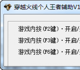 穿越火线CF个人王者辅助 V1.06 