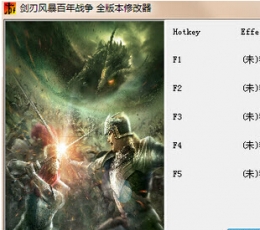 剑刃风暴:百年战争&噩梦无限sp修改器+5绿色版