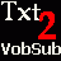 Txt2VobSub(字幕转换成图形字幕) V4.1 英文绿色免费版