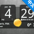 系统信息时钟汉化版 Sense Analog Clock Widget Dark V3.3.2