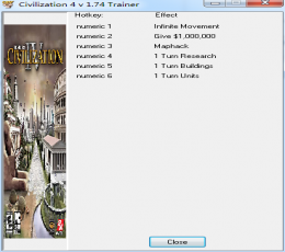 《文明4》修改器+6 V1.74 绿色版
