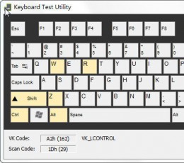 键盘测试软件(Keyboard Test Utility) V1.3.1 绿色版