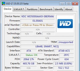 SSD-Z(固态硬盘检测工具) V16.01.18 最新版