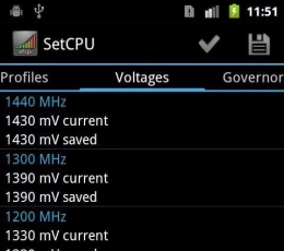 SetCpu Android超频工具 V3.1