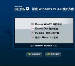 深度Windows PE (光盘上运行的操作系统,可以支持安装Vista/也可支持U盘和光盘启动) V2.5简体中文版