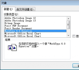 word2010公式编辑器