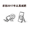 向2017年低头祈愿表情包