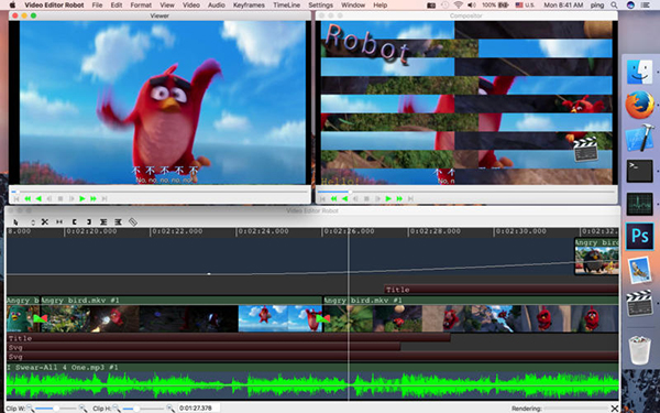 Video Editor Robot Mac版 V2.0 
