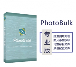 PhotoBulk 批量图片处理工具 Win平台 专业版