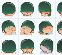 炮炮兵qq表情包大全 免费版