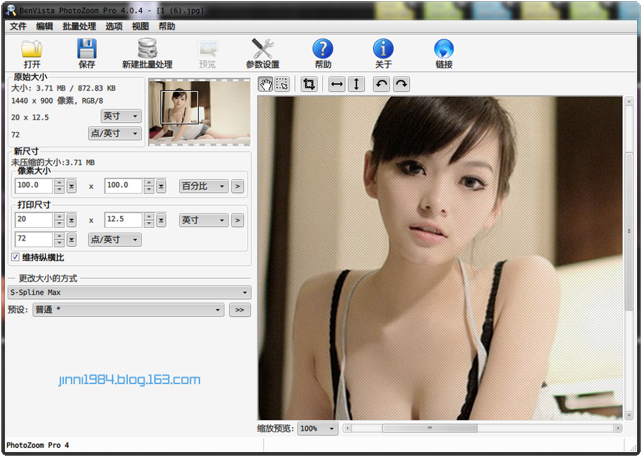 PhotoZoom(无损放大图片) V7.1.0 中文版