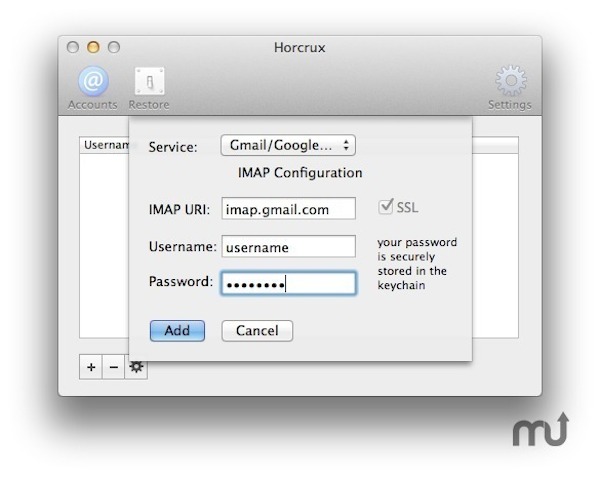 Horcrux Email Backup for mac V4.1.10 Mac版
