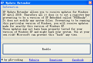 XP系统更新软件(XP Update Extender) V1.0 免费版