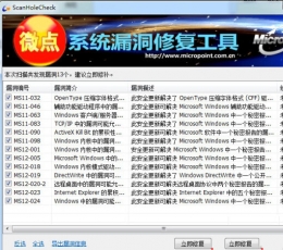 微点系统漏洞修复工具 V1.6 免费版