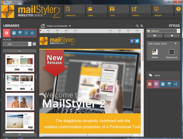 MailStyler(邮件模板编辑工具) V2.5.0.1 免费版