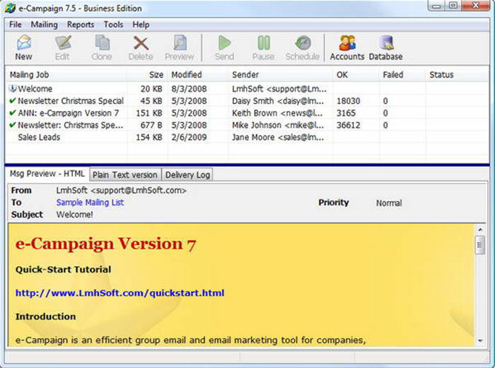 e-Campaign(邮件辅助工具) V11.4.5 