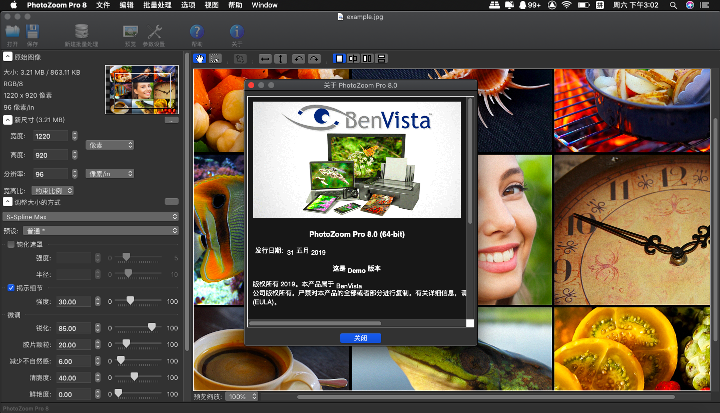 PhotoZoom Pro V8.0 Mac版