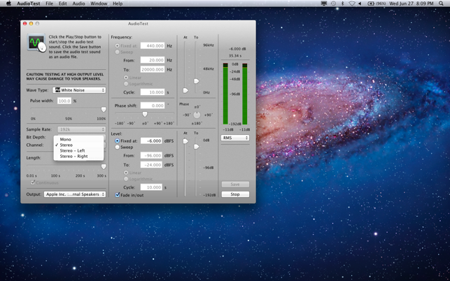 AudioTest V2.2 Mac版
