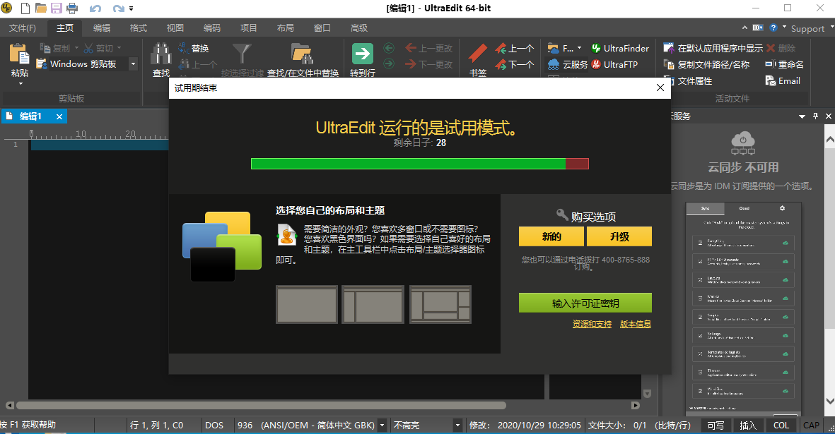 ultraEdit V27.10.0.132 中文版
