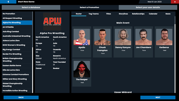 职业摔角模拟 PC版
