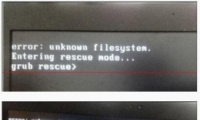 Կʾerror:unknown filesystemô