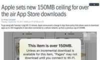 iOS 11ʽͣӦ150MB