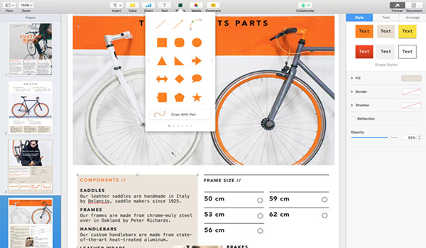 Pages for mac