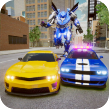 警车追逐机器人大战 V1.0 安卓版