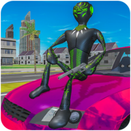 火柴人绳索英雄城市 V1.0 安卓版