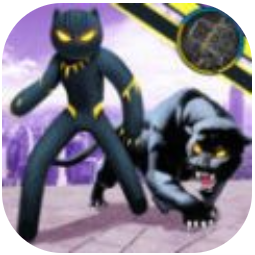 黑豹火柴人绳索英雄 V1.0 安卓版