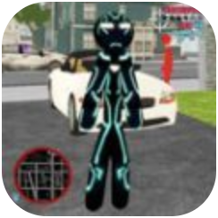 火柴人绳索霓虹英雄 V1.4 安卓版